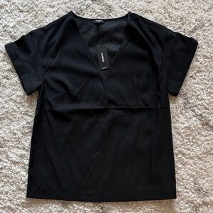 NWT! Express Black V-Neck